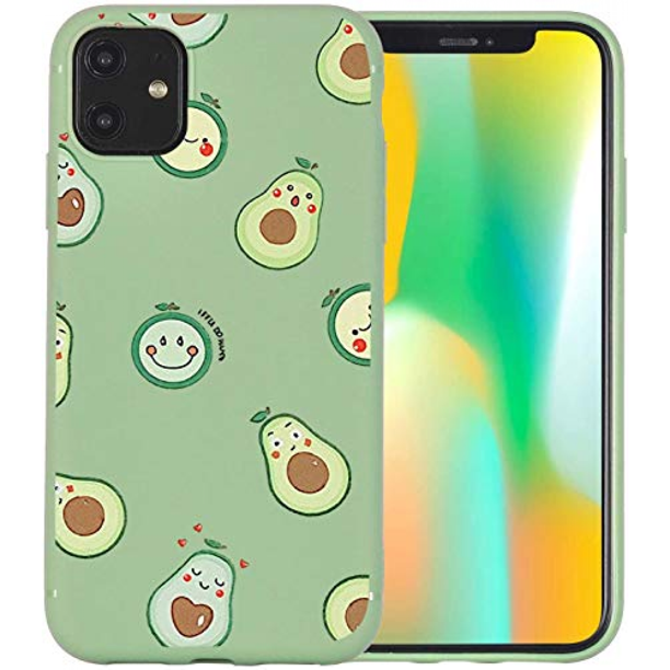 Light Green Phone Case Cover Lovely Cute Funny Cartoon Avovado Baby