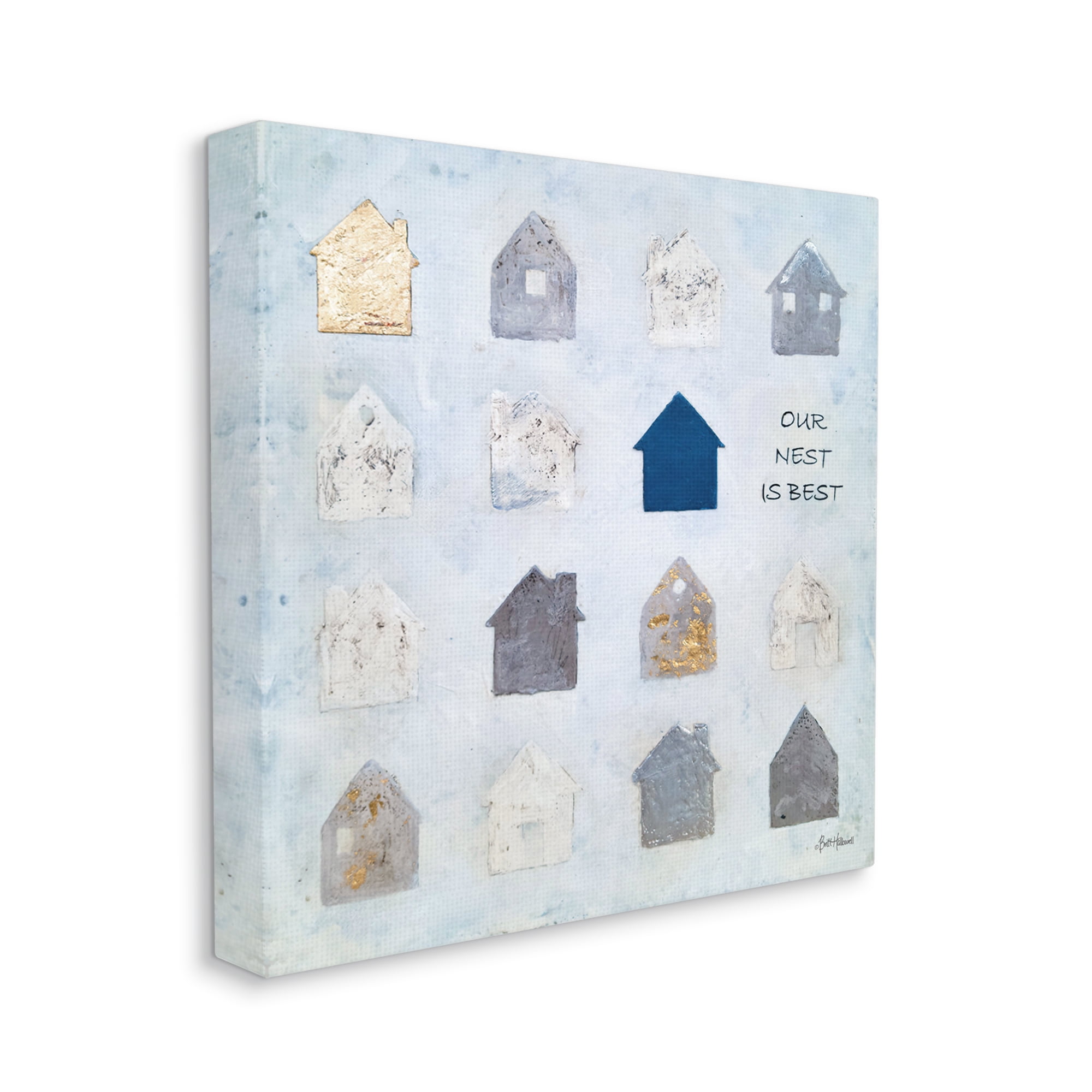 Stupell Industries Our Nest is Best Farm House Icon Chart,36 x 36, Design by Britt Hallowell