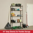 thumbnail image 3 of Rubbermaid 5-Tier Heavy Duty Rubbed Bronze Wire Shelving Unit, 1250lb Capacity, 3 of 10