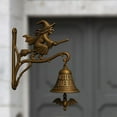 thumbnail image 6 of Shop Owner'S Doorbell, Exquisite Office/Shop Entrance/Porch Doorbell, Retro Doorbell/Restaurant Bell, Retro Home Wall-Mounted Decorative Bell, Witch Style, 5.51*7.28 Inches., 6 of 6