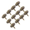 thumbnail image 3 of 100Pcs Upholstery Nail Flat Head Cyan Bronze Iron Decorative Pin Sofa Furniture Accessories9 x 8mm, 3 of 4