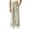 Green*, variant on OSOLU Girls Pants Elastic Waistband Front Patch Pockets Relaxed Wide Leg Kids Casual Trousers Green