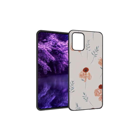 Compatible with Moto G Stylus 2021 Phone Case, Flowers-4 Case Men Women, Flexible Silicone Shockproof Case for Moto G Stylus 2021