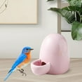 thumbnail image 6 of EHJRE Water Feeding Automatic Food Feeder for Cage Feeders Water Dispenser Food Bowl for Outdoor Corridor Garden Cat Ferret Pink, 6 of 8
