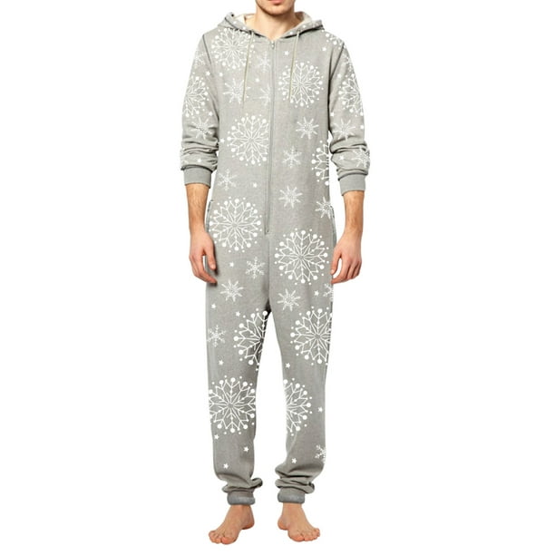 Skylinewears Men S Sleepwear One Piece Pajamas Unisex Non Footed Playsuit Adult Printed Jumpsuit Walmart Com Walmart Com