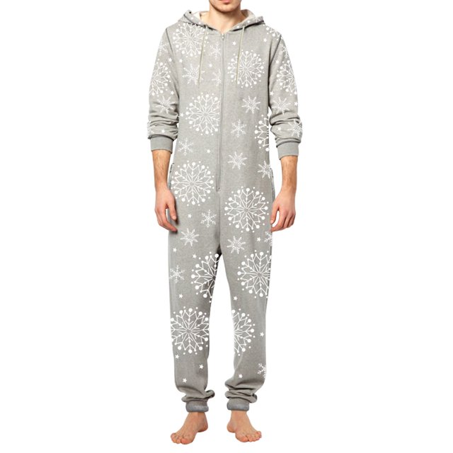 SkylineWears Combinaison à Capuche Mode Homme une Pièce Pyjama une Pièce Sans Pieds
