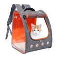 thumbnail image 2 of Pet Carrier Breathable Foldable Portable Visible Pet Backpack Cat Carrier Bag, 2 of 4
