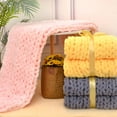 thumbnail image 3 of AUQ Chunky Knitted Thick Soft Blankets Hand Yarn Bulky Knit Throw Sofa Bed Blankets, 3 of 7
