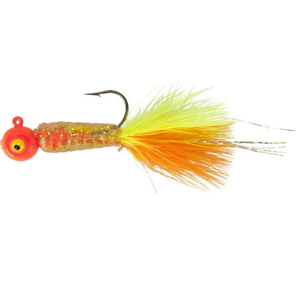 Lindy Fuzz-E-Grub Jig 2'' 1/8oz Gold Stike
