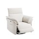 thumbnail image 2 of Sillón Reclinable Eléctrico – Giro 270° – Bolsillos Laterales – Puerto USB – Piel PU – Reposabrazos Gruesos – Sala o Dormitorio – Blanco, 2 of 9