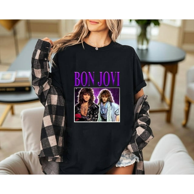 Retro Rock Music Fan T-Shirt, 80s Rock Band Inspired Tee, Classic Rocker Gift Shirt, Vinta - As Picture - 2XL