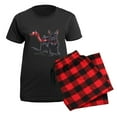 thumbnail image 5 of CafePress - French Bulldog Lover Women's Dark Pajamas - Women's Short Sleeve Print T-Shirt and Pants Dark Cotton Pajama Set, 5 of 7