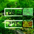thumbnail image 1 of Flmtop 3D LCD Digital Induction Aquarium Fish Tank Water Temperature Meter Thermometer Silver, 1 of 9