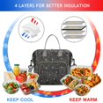 thumbnail image 4 of Halloween Colorful Spider Web Pattern Womens Lunch Box for Work,Insulated Large Lunch Bag for Tween and Teen,Loncheras Para Mujer,Leakproof Adult Lunch Bag for Work,Beach,Travel,Picnic,Camping, 4 of 7