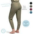 thumbnail image 5 of Hello Mello CuddleBlend Joggers Loose Drawstring Buttery Soft Lounge Pants, Morning Matcha Large (Women's), 5 of 7