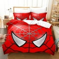 thumbnail image 5 of Spider-Man Bedding Set, 2-Piece/3-Piece Anime Ultra Soft Breathable 3D Printed Microfiber Comforter Cover, Cartoon Quilt Cover, Teen Comforter Cover with Pillowcases, 5 of 19