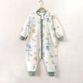 thumbnail image 2 of larppty Baby Sleep Sack with Legs Infant Sleepsuit Newborn Long Sleeve Wearable Blanket for Boys Girls, 2 of 4