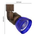 thumbnail image 5 of Benjara BM220611 10W Integrated LED Track Fixture with Polycarbonate Head, Bronze & Blue, 5 of 5