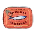 thumbnail image 3 of Bolsa de cosméticos Estilo de sardinas enlatadas Almacenamiento lindo Creativo para el trabajo Naranja, 3 of 3