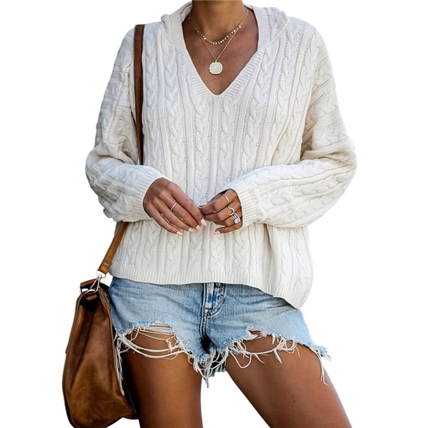 Suéteres de Mujer, Sudaderas de Moda, Camisetas de Larga, Sudaderas Casuales, Conjuntos de Otoño, Jersey, Ropa de Invierno. L