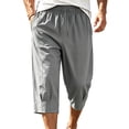 thumbnail image 3 of Plus Size Men's Running & Training Shorts with Elastic Waist Pockets, Stretchy Quick Dry Lightweight Athletic Shorts, Casual Daily Gym Workout, Summer Essentials | JASKFLY,Gray 3XL, 3 of 7