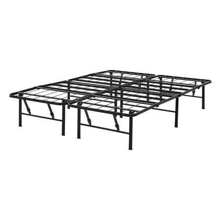 Mainstays 14" High Quad Fold Steel Platform Bed Frame, Full