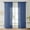 Blue, variant on Horivan 1 Packs Sheer Curtains for Living Room Rod Pocket Light Filtering Polyester Drapes Modern Window Treatments Lightweight Translucent Privacy Home Decor