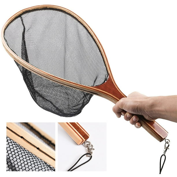 Trout Bass Nylon Mesh Catch And Release Fish Net Fly Fishing