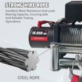 thumbnail image 4 of Bingirl 1 Steel Vehicle Winch without SEC16800T - 18800lbs, 57hp, 78 - Foot 3/8 - Inch Wire Rope, 4 of 5