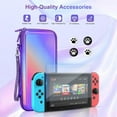 thumbnail image 4 of homicozy Nintendo Switch oled Hard Carrying Case,Mirror Purple Portable Travel Case, Christmas Birthday Gift for Kids (Mirror Purple), 4 of 7