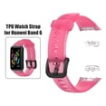 thumbnail image 2 of Kuymtek Correa para HUAWEI HONOR Band 6 Correa de reemplazo de pulsera de TPU (rosa roja) Kuymtek Componentes de la computadora, 2 of 8