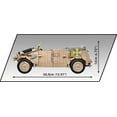 thumbnail image 4 of COBI WWII Kubelwagen (PKW Type 82) German Tank - Executive Edition | World War II Historical Collection Toys | 1:12 Scale Model | Building Block Set # 2802, 4 of 9