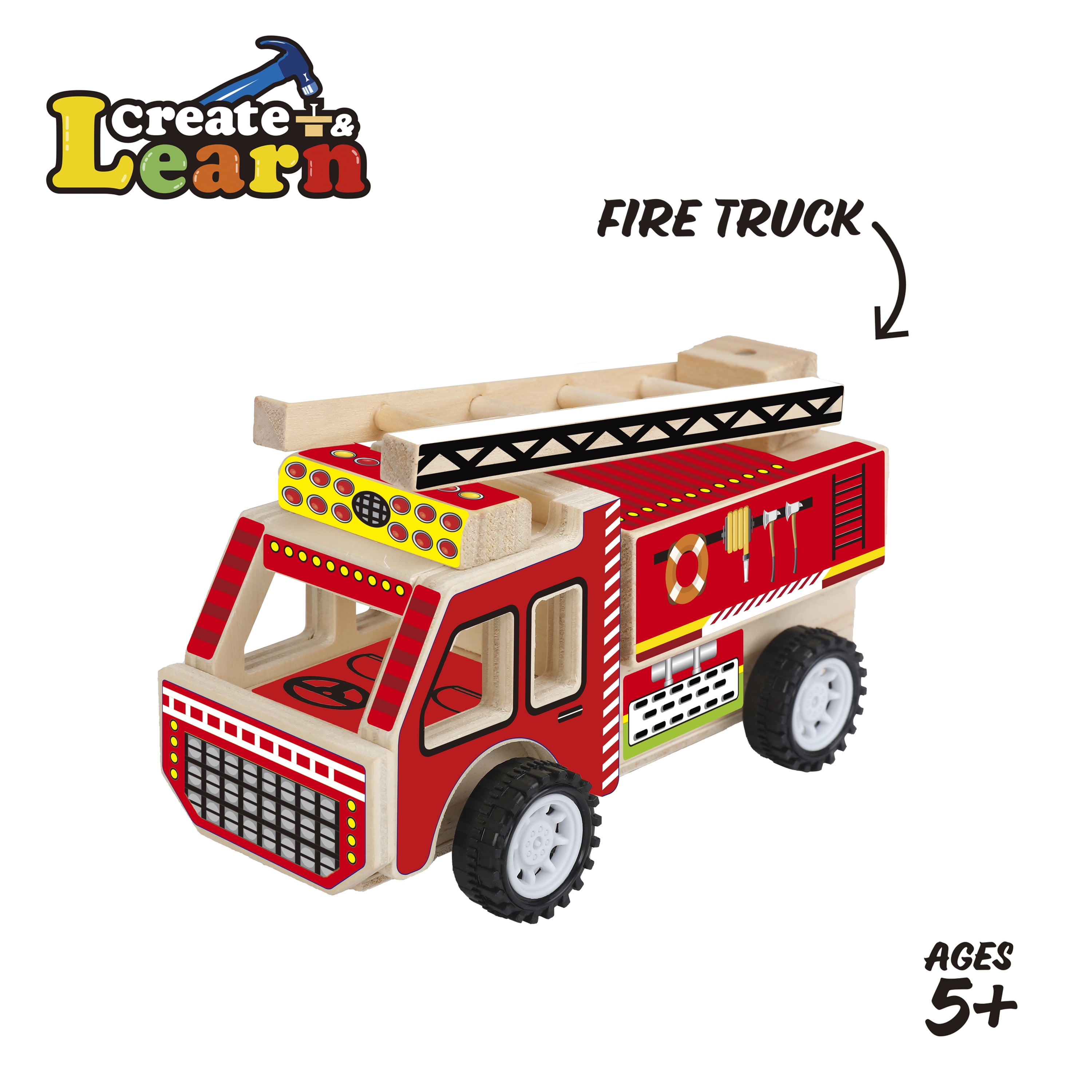 Create & Learn Kids DIY First Responder Kit with Real Tools & First Responder Vest