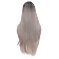 thumbnail image 1 of relayinert Perruque Cheveux Lisses Longue 70cm Fibre Haute Température Cuir Chevelu Réaliste Perruque Synthétique Résistante 9582-14 1Ensemble, 1 of 6