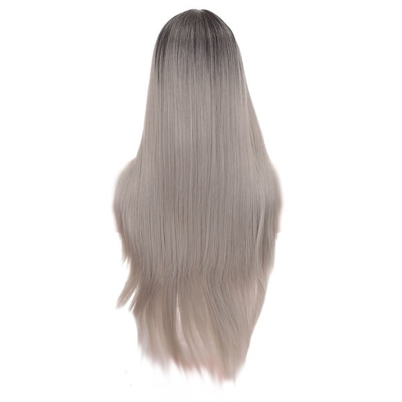 Vogacara Pelucas sintéticas para cabello de aspecto Natural, peluca sintética resistente, peluca de pelo largo y liso, fácil de usar Cuidado del cabello 9582-14