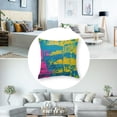 thumbnail image 5 of Abstraction Throw Pillow Cover Graffiti Abstract Beautiful Colorful Background Decorative Square Pillow Case for Home Bedroom Living Room Cushion Cover, 5 of 7