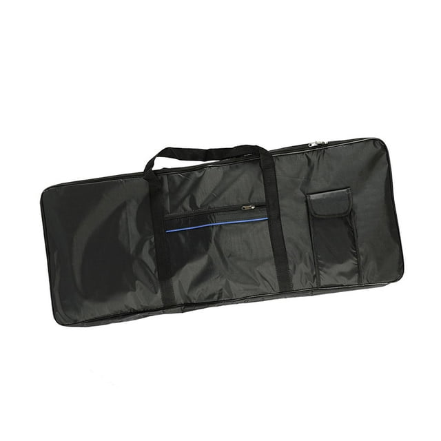 BELOVING 61 Keys Keyboard Case Lightweight Zipper Oxford Cloth Large Accessory Pocket with 2 Pockets Piano Keyboard Case for Concert 600D Oxford Cloth