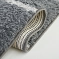 thumbnail image 4 of SAFAVIEH Norway Dusan Plaid Area Rug, Dark Grey/Light Grey, 6'7" x 6'7" Square, 4 of 10