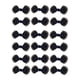 thumbnail image 4 of 20 pares de botones de rana con nudos chinos para cheongsam, bolsos y vestidos. Negro dorado, 4 of 9