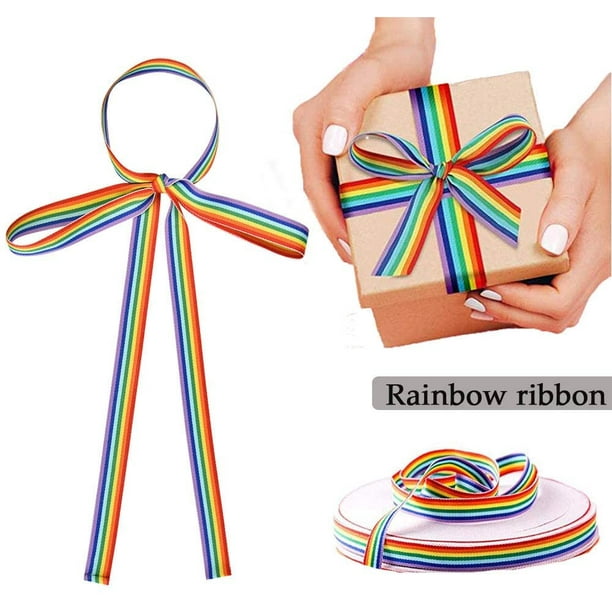 Free Sample 2.5 Cm Rainbow Ties Grosgrain Ribbon Bow Blue Ribbon Hair  Decoration - China Bow and Ribbon Bow price
