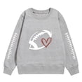 thumbnail image 4 of MIASHUI Chandail en Molleton à Col Rond pour Garçons et Filles, Manches Longues, Gris, 5-6 Ans, 4 of 4