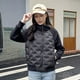 thumbnail image 2 of Chaqueta de plumón de ganso blanco, chaqueta de invierno de moda cálida con rombos, chaqueta informal para deportes al aire libre., 2 of 5