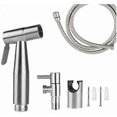 thumbnail image 1 of Set of hand shower for WC, 1.5 my handle, adapter G1/2 plateado, 1 of 5