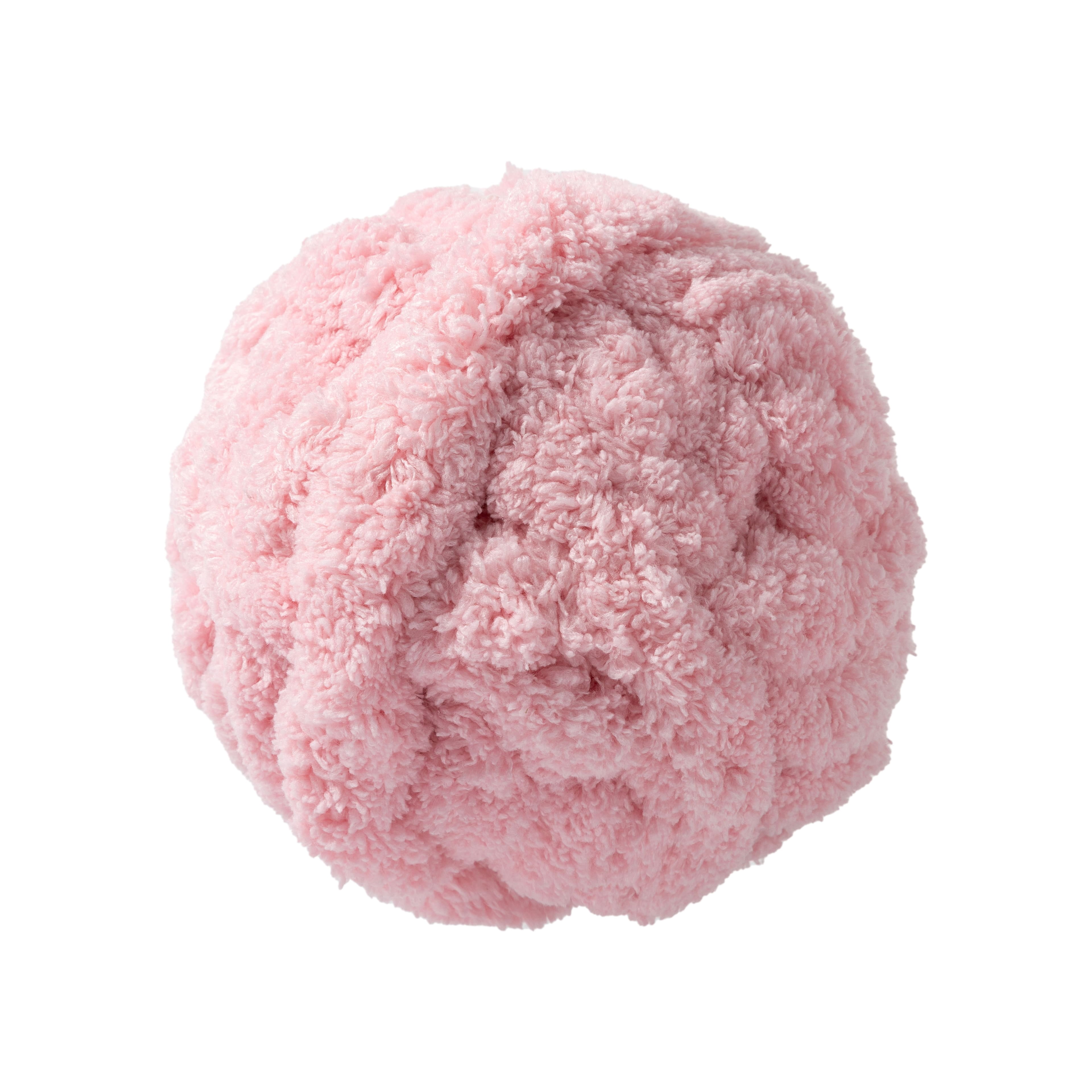 Loops & Threads Fluffy Chenille Yarn - Jumbo (7) 100% Polyester, Soft Fuzzy Yarn for Knitting & Crochet Blankets, Hats, Plushies & Sweaters, 23 yd / 10.58 oz Skein, 6 Pack