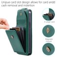 thumbnail image 2 of Allytech Wallet Case for Samsung Galaxy S23 Plus with Hand Strap & Shoulder Strap, Flip Premium PU Leather Case with Credit Card Slots, Kickstand Magnetic Closure Shockproof Protective Case, Green, 2 of 7