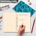 thumbnail image 5 of Haosy Teal Ocean Water Notebooks 2 Pcs 1-subject Journal 60 Sheets A5 College Ruled Paper Detachable Ring 8.3"x5.7", 5 of 8
