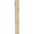 thumbnail image 4 of Ekena Millwork 3 1/2"W x 18"D x 30"H Merced Block Smooth Bracket, Douglas Fir, 4 of 4