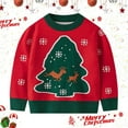 thumbnail image 2 of SUYIDA Boys Christmas Sweater Size 7,Toddler Boys Girls Christmas Cartoon Warm Knitted Sweater Long Sleeve Tops Knitwear Cardigan Coat, 2 of 5