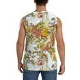 thumbnail image 4 of Gaeub Ducks and Flowers Men's Sleeveless Muscle Shirts Workout Tank Tops, Odor Protection and Comfortable - 3X-Large, 4 of 8