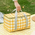 thumbnail image 5 of Yokua Insulated Picnic Basket Coolers Bag with Zippers Top Reusable Coolers Bags, 5 of 21